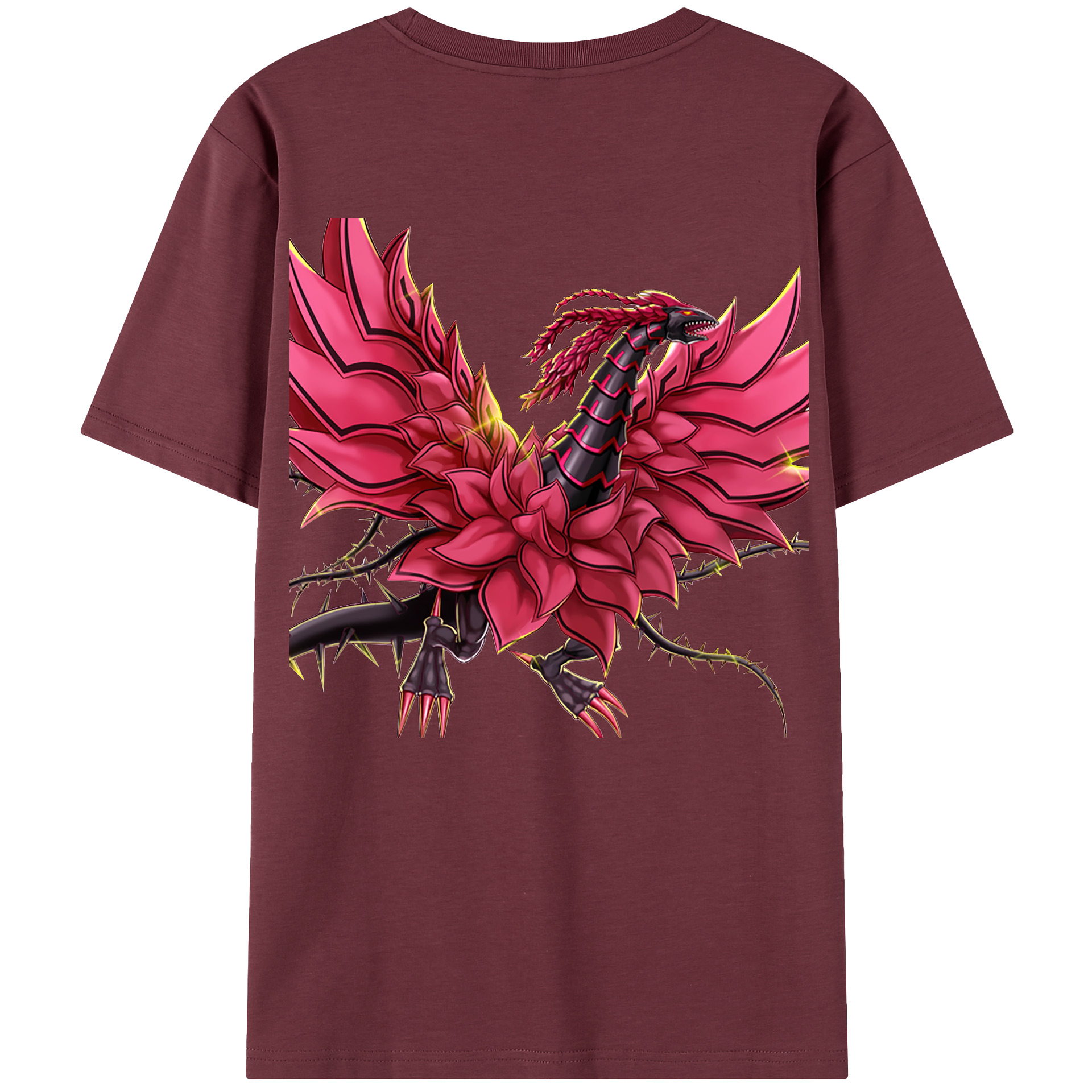 （画像用） 遊☆戯☆王 Yu-Gi-Oh! 綿100％半袖Tシャツ（背面プリント）
